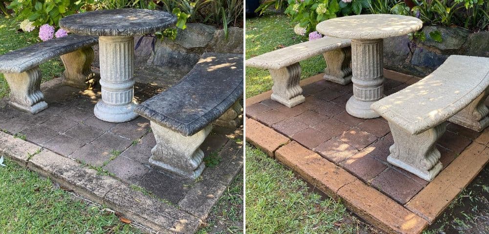 Garden furniture restoration